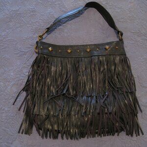 Carlos Fringe Hobo Bag